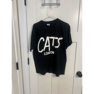 Vintage 1981 CATS London single stitch tshirt. Made in London.